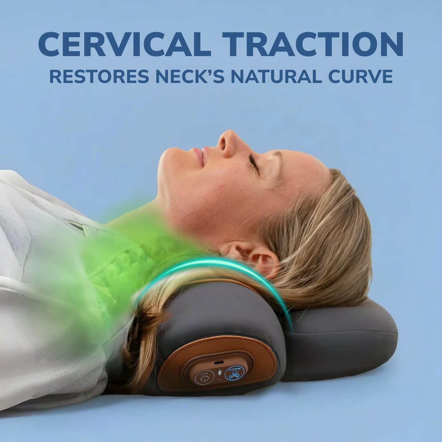 CerviRest™ - Electric Heating Cervical Massager Pillow