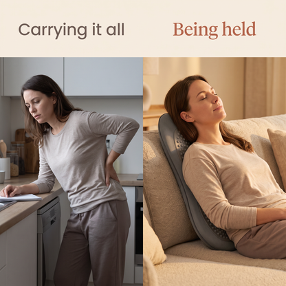 Carrying it all, then being held