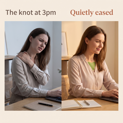 The knot at 3pm, quietly eased